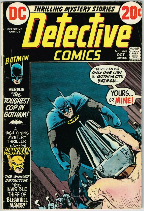 Detective Comics #428 (1937) - 4.5 VG+ *The Invisible Thief of Bleakhill Manor*
