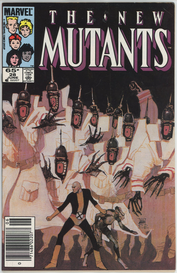 New Mutants #28 (1983) - 5.5 FN- *Soulwar*