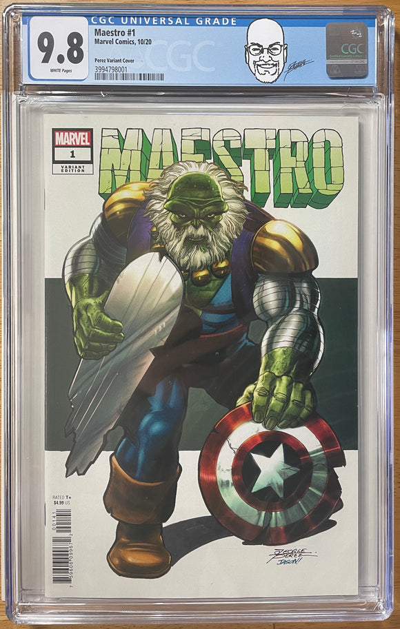 Maestro #1 (2020) - CGC 9.8 White Pages *George Perez Variant*