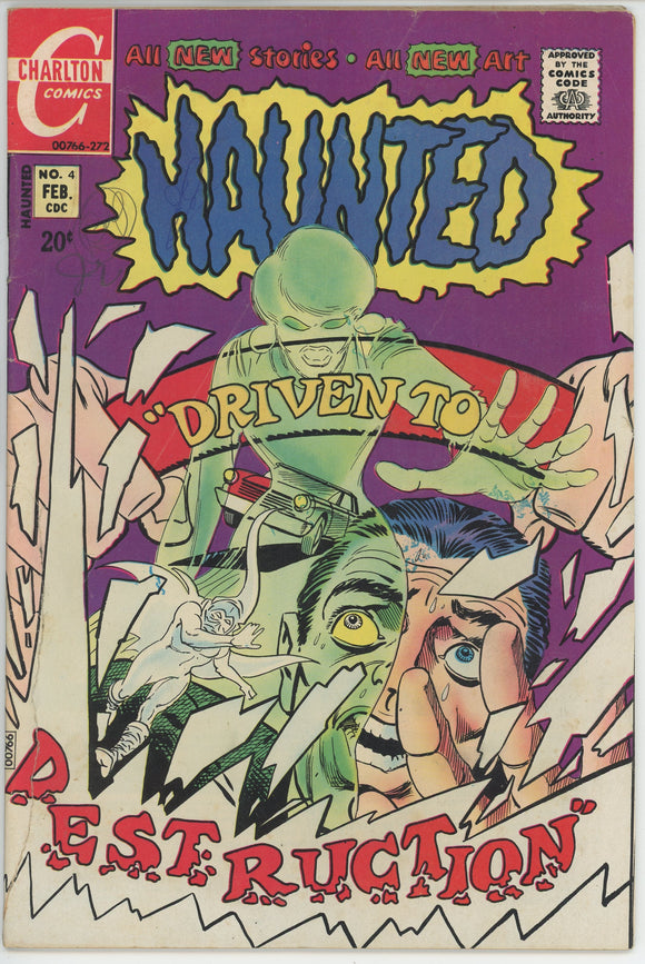 Haunted #4 (1971) - 3.5 VG- *Trippy Ditko Cover*