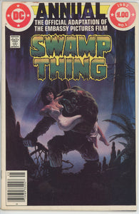 Swamp Thing Annual #1 (1982) - 6.5 FN+ *Official Movie Adaptation Newsstand