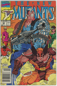 New Mutants #94 (1983) - 5.5 FN- *Cable/Wolverine* Newsstand