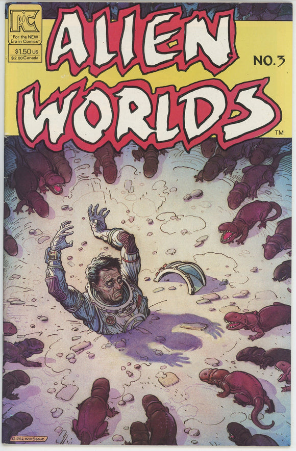 Alien Worlds #3 (1982) - 7.5 VF- *Dark Passage*