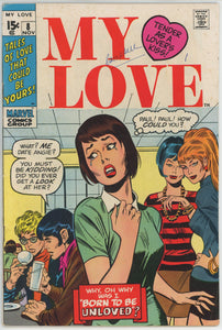 My Love #8 (1969) - 6.0 FN *John Buscema Cover* Marvel Romance