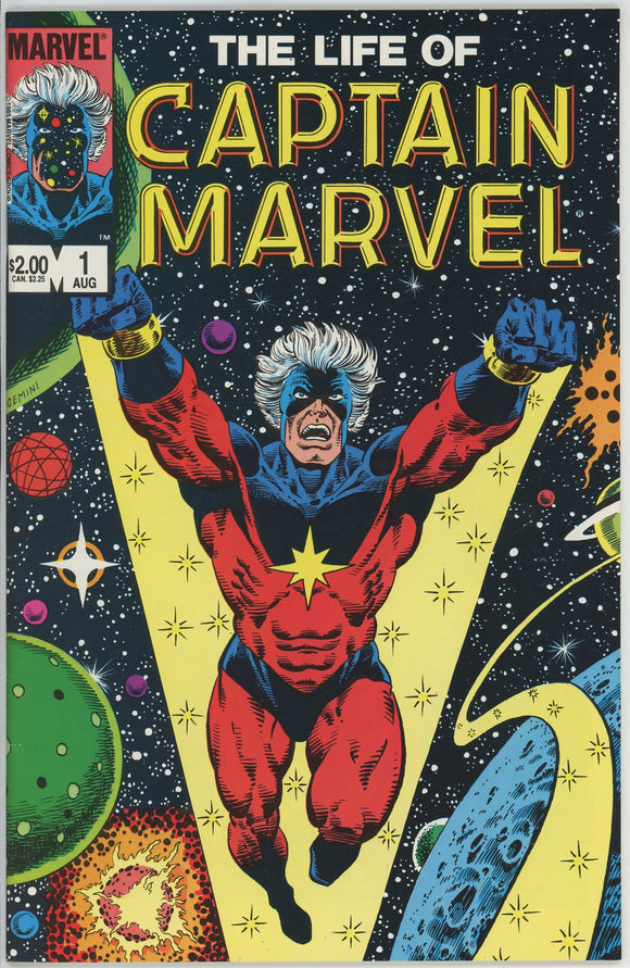 Life of Captain Marvel #1 (1985) - 7.0 FN/VF *Jim Starlin*