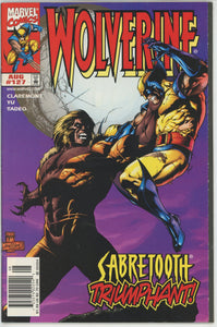 Wolverine #127 (1988) - 6.5 FN+ *I'm King of the World/Sabretooth* Newsstand