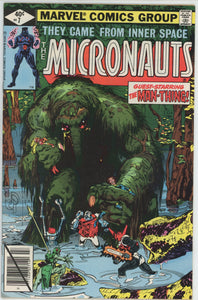 Micronauts #7 (1979) - 5.5 FN- *Adventure into Fear/Man-Thing*