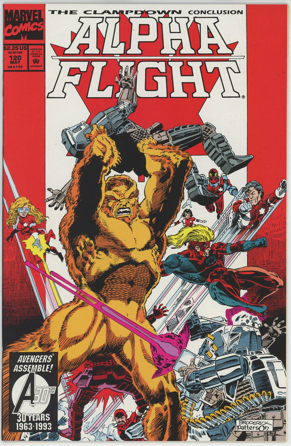 Alpha Flight #120 (1983) - 9.0 VF/NM *The Clamp Down*