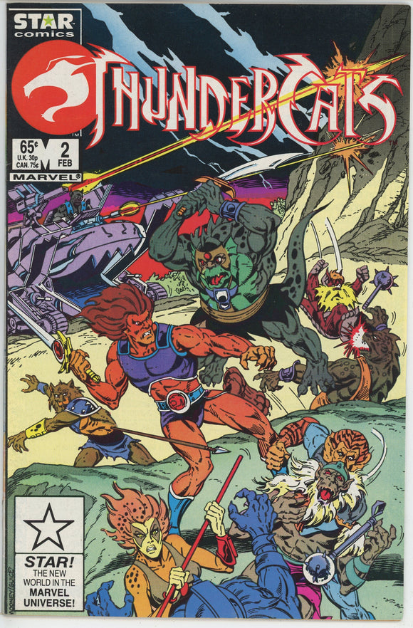 Thundercats #2 (1985) - 7.5 VF- *Tears of Sunrise* 1st Print