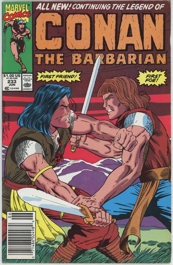 Conan the Barbarian #233 (1970) - 6.0 FN *Rituals* Newsstand