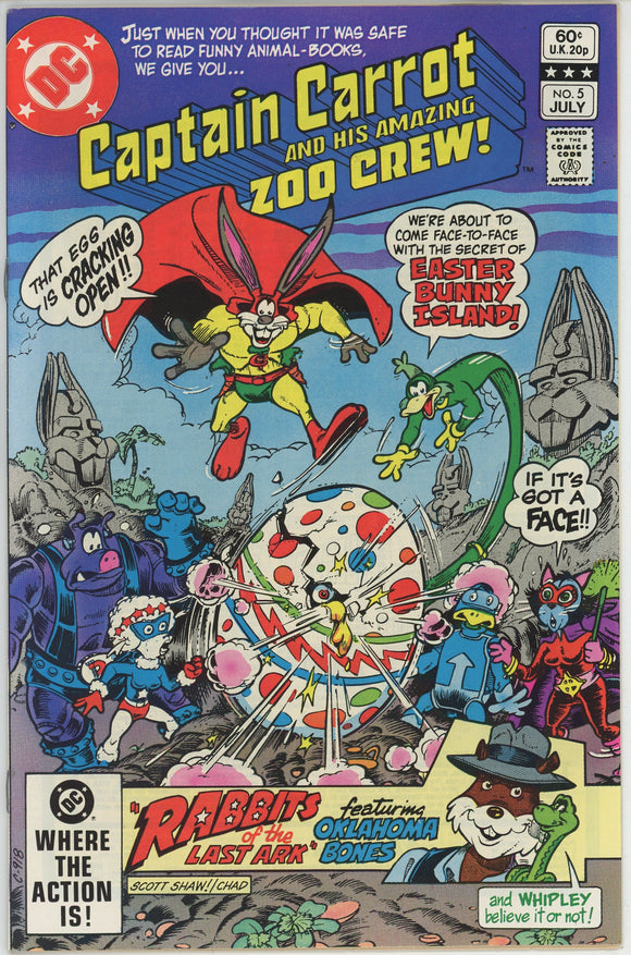 Captain Carrot #5 (1982) - 8.0 VF *The Secret of Easter Bunny Island* (Copy)