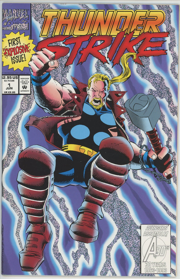 Thunderstrike #1 (1993) - 8.0 VF *Blood Without Glory*