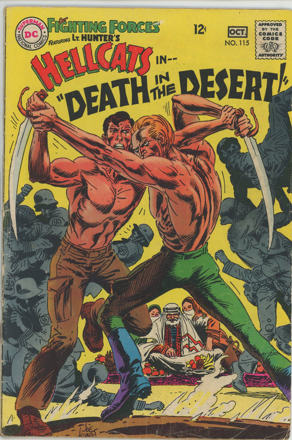 Our Fighting Forces #115 (1954) - 3.0 GD/VG *Death in the Desert*