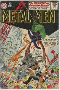 Metal Men #4 (1963) - 2.5 GD+ *Bracelet of Doomed Heroes*