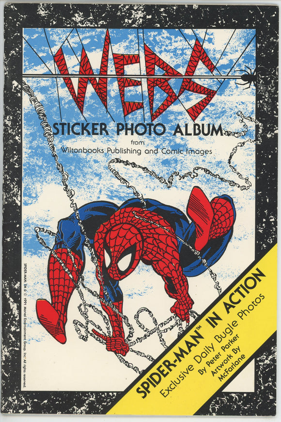 Webs Sticker Photo Album (1991) - 8.0 VF *B&W McFarlane Art*