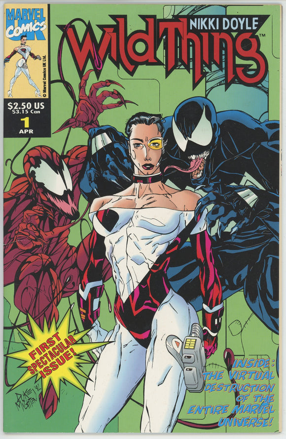 Wildthing #1 (1993) - 8.0 VF *Venom/Carnage*