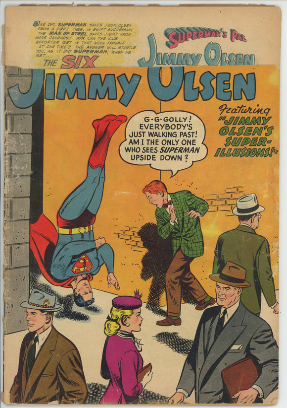 Superman's Pal Jimmy Olsen #13 (1954) - 1.8 GD- *The Six Jimmy Olsens*