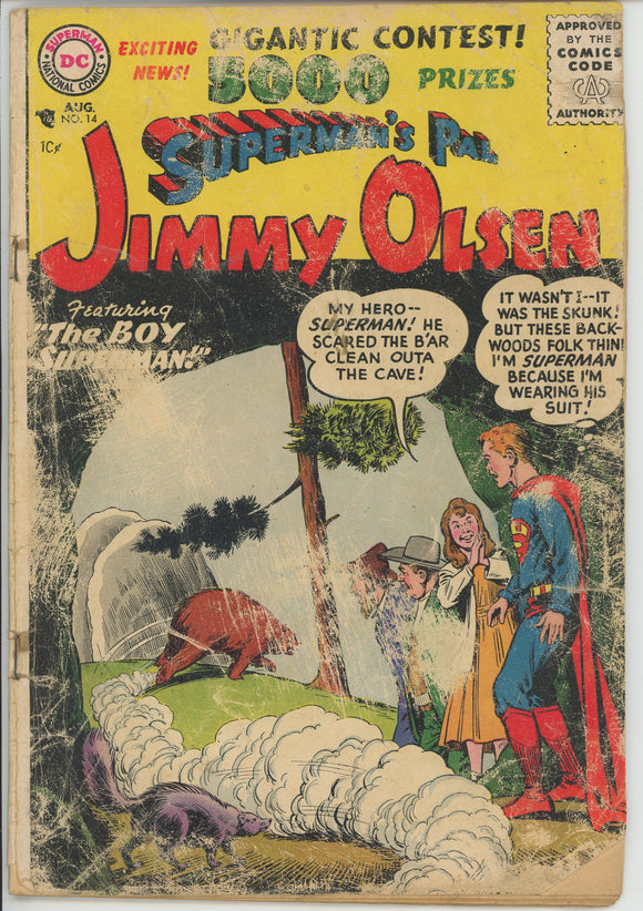 Superman's Pal Jimmy Olsen #14 (1954) - 0.5 PR *The Feats of Chief Super-Duper