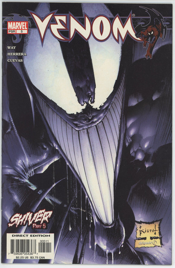 Venom #5 (2003) - 9.2 NM- *Sam Kieth/Shiver*