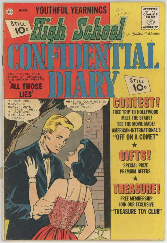 High School Confidential Diary #11 (1960) - 4.5 VG+ *Final Issue*