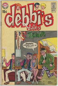 Debbi's Dates #10 (1969) - 3.5 VG- *Wheels and the Teeny-Boppers*