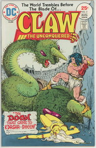 Claw the Unconquered #2 (1975) - 6.5 FN+ *Doom That Came to K'Dasha-Dheen