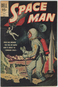 Space Man #9 (1972 Dell) - 5.5 FN- *Painted Sci Fi Cover*