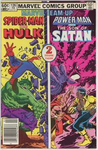 Marvel Team Up #126 (1972) - 7.5 VF- *Spider-Man/Hulk/Son of Satan Newsstand