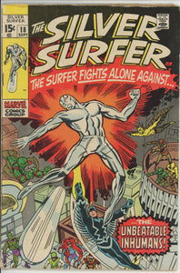 Silver Surfer #18 (1968) - 2.0 GD *To Smash the Inhumans*