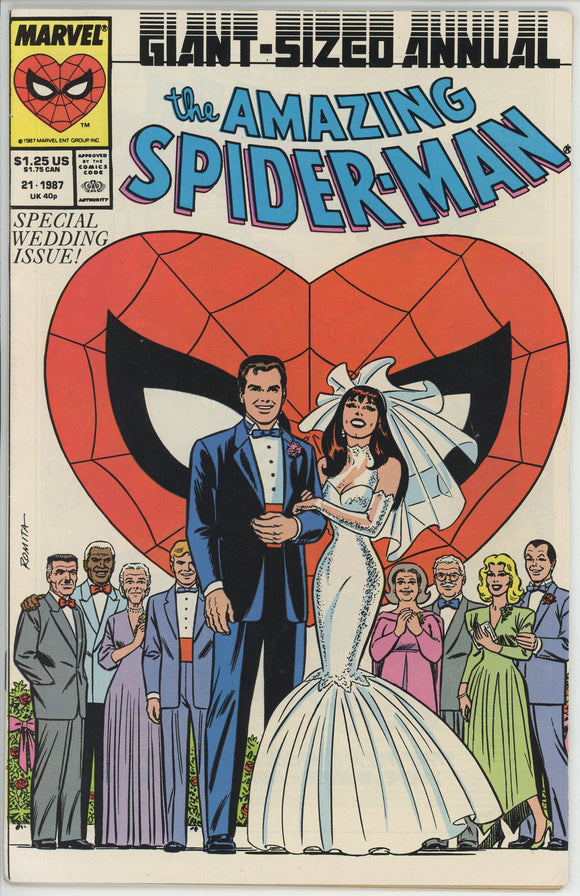 Amazing Spiderman Annual #21 (1963) - 5.0 VG/FN *Wedding Issue*