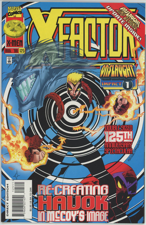 X-Factor #125 (1986) - 9.6 NM+ *Onslaught: Impact*