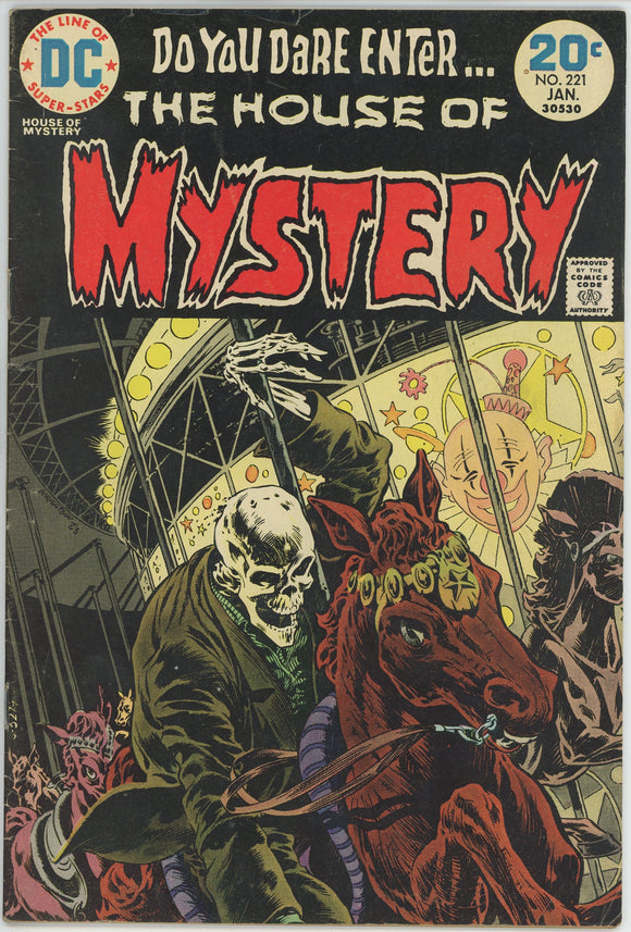 House of Mystery #221 (1951) - 4.5 VG+ *Amazing Wrightson Cover*