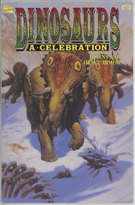 Dinosaurs A Celebration #4 (1992) - 9.4 NM *Horns and Heavy Armor*