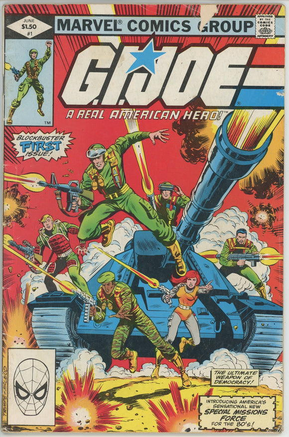 G.I. Joe #1 (1982) - 3.0 GD/VG *Operation: Lady Doomsday* 1st Print