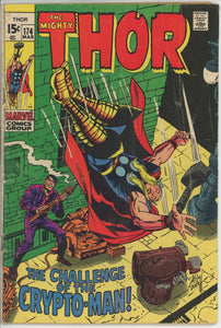 Thor #174 (1962) - 2.5 GD+ *The Carnage of the Crypto Man*