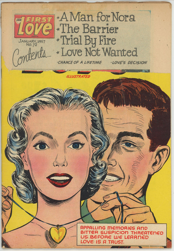 First Love Illustrated #72 (1957) - 1.8 GD- *In Love With My Boss*