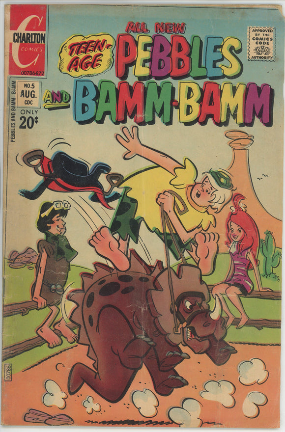 Pebbles and Bam Bam #5 (1972) - 2.5 GD+ *Carnival Capers*