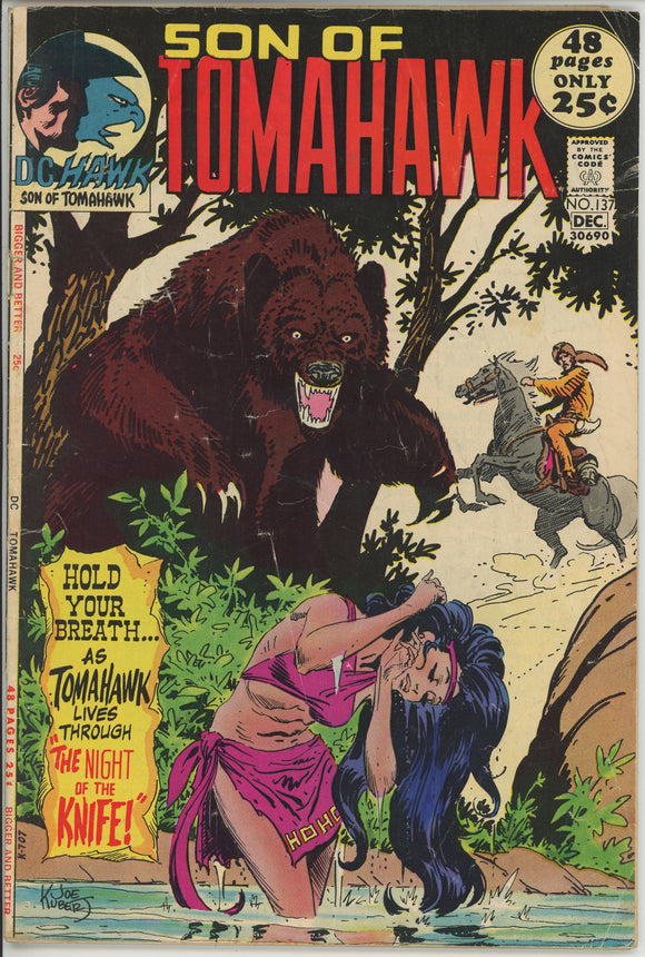 Tomahawk #137 (1950) - 4.0 VG *The Deadly Draw of Mister Lightning*