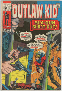 Outlaw Kid #6 (1970) - 3.0 GD/VG *Six-Gun Meeting*