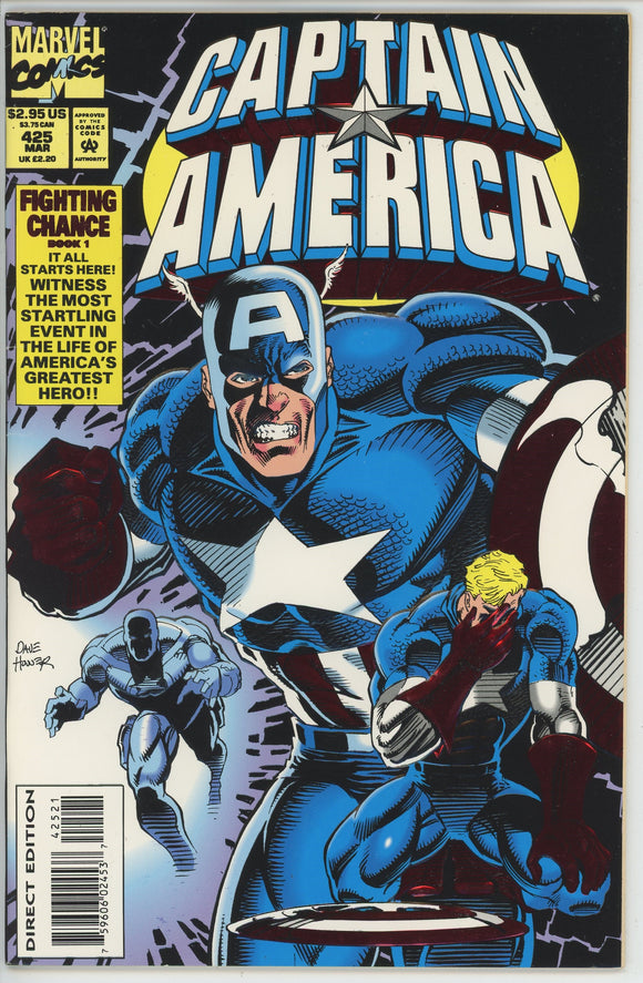 Captain America #425 (1968) - 7.5 VF- *Super Patriot Games*