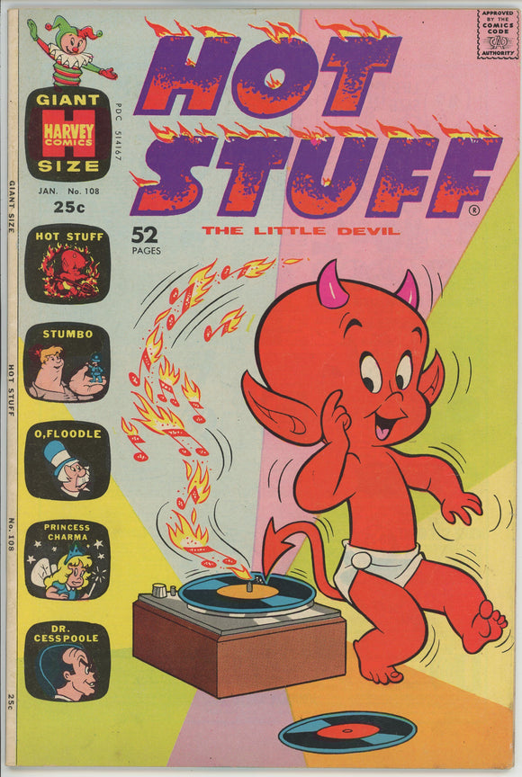 Hot Stuff #108 (1987 Harvey) - 5.5 FN- *A Very Deep Sleep*