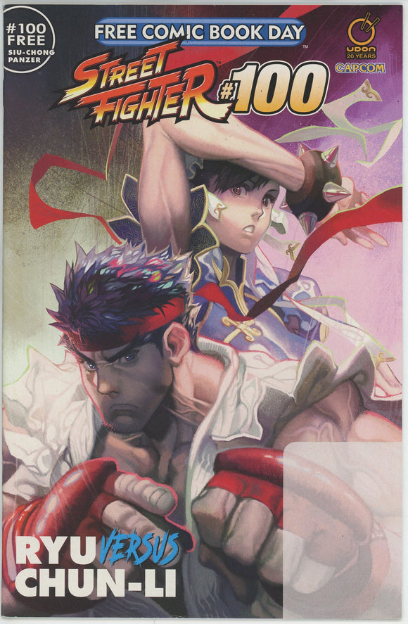 Street Fighter Ryu vs. Chun Li #100 (2020) - 8.5 VF+ *FCBD/No Stamp*