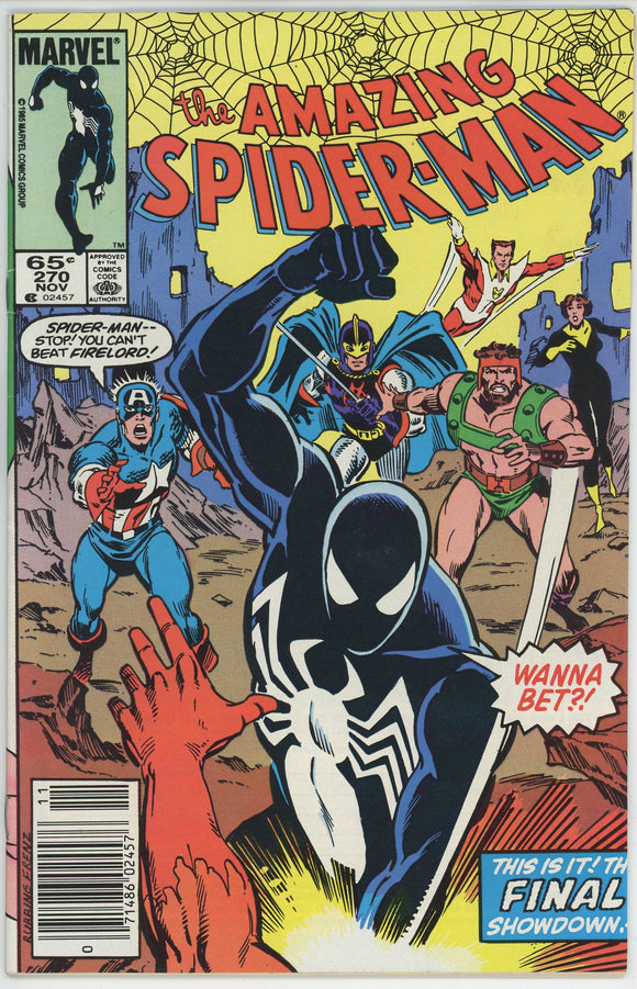 Amazing Spider Man #270 (1963) - 7.5 VF- *Spiderman Fights Firelord Part Two*