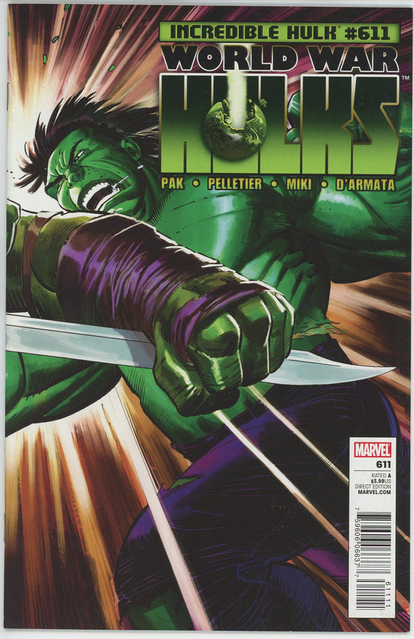 Incredible Hulk #611 (2009) - 8.5 VF+ *World War Hulks*