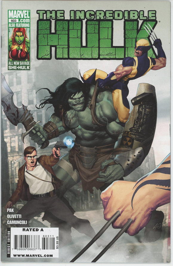 Incredible Hulk #603 (2009) - 8.0 VF *She Hulk Backup*