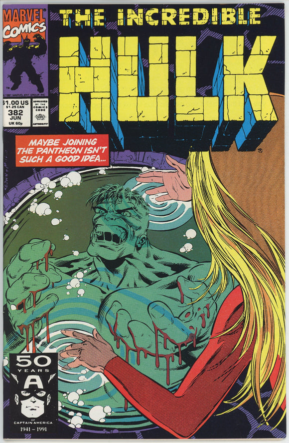 Incredible Hulk #382 (1962) - 9.4 NM *Moving On*