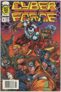 Cyber Force #1 (1993) - 9.0 VF/NM *Marc Sylverstri* Newsstand