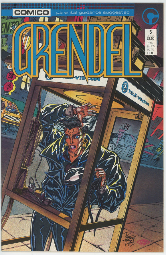 Grendel #5 (1986 Comico) - 9.4 NM *Matt Wagner* Devil in Despair