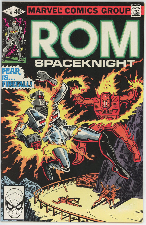 Rom #4 (1979) - 8.0 VF *The Fire, Friend, and Foe*