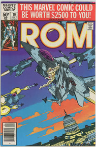 Rom #10 (1979) - 5.0 VG/FN *Warrior Over Washington*